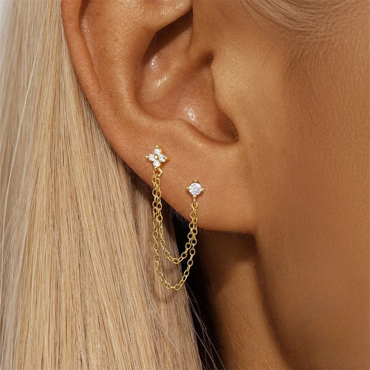 Earrings Sparkling Zircon