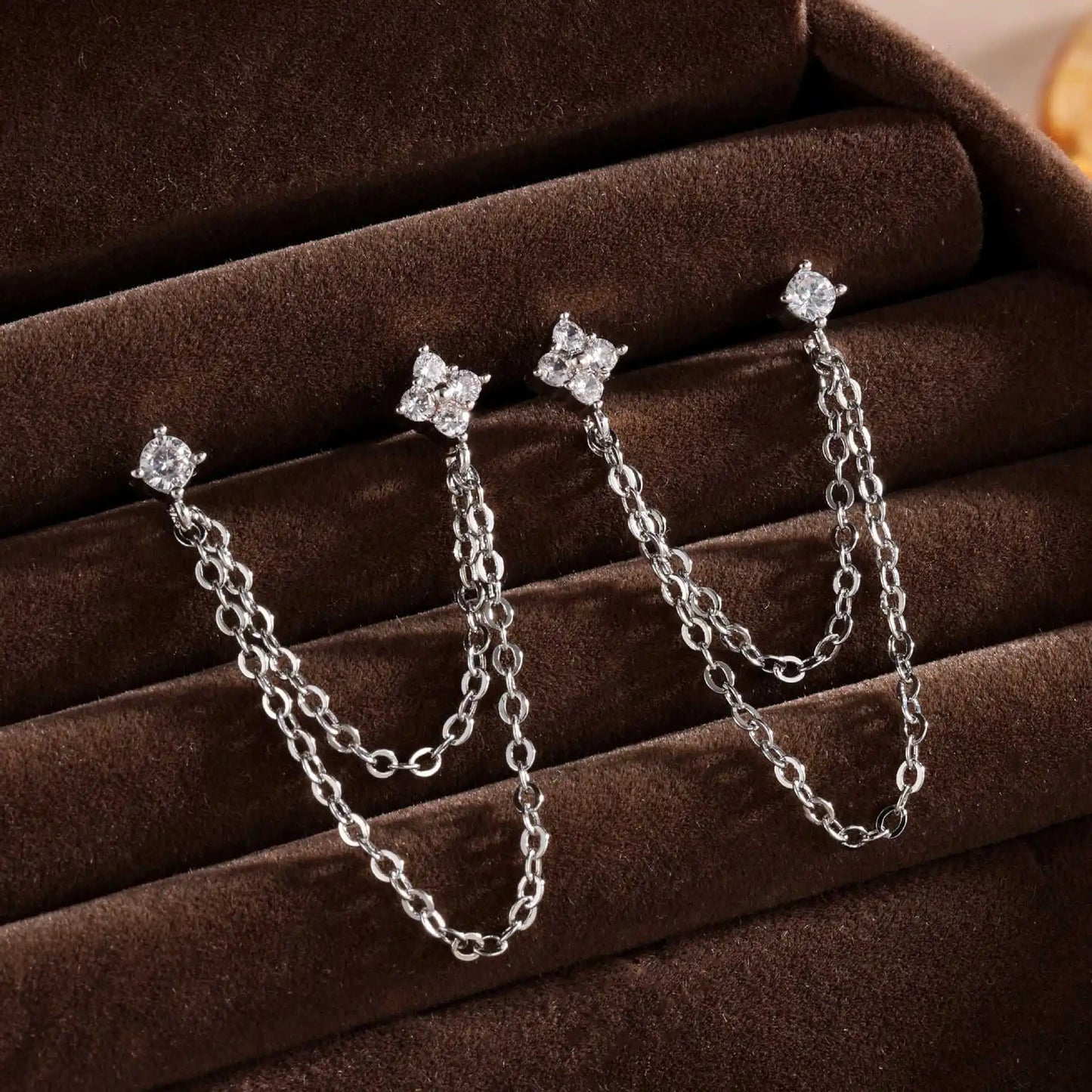 Earrings Sparkling Zircon